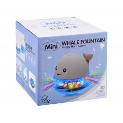 Svítící velryba – fontána do koupele, jezdí a hraje