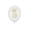 Balón Strong 30cm IHS, metalický bílý
