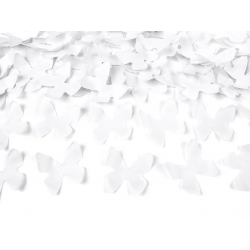 Konfety v tubě – bílé motýly, 80cm