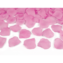 Konfety v tubě – lupeny růží, růžové 80cm