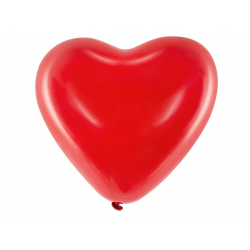 Balón Srdce 40cm, červený