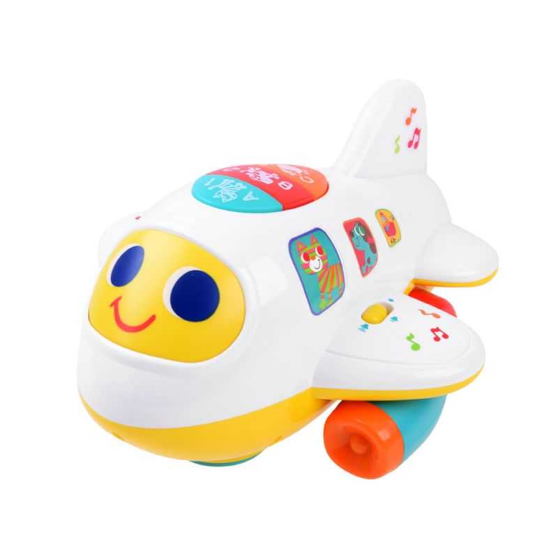 Huile Toys Veselé interaktivní letadlo, 12m +