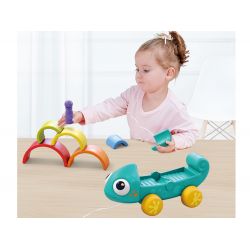 Dúhový chameleón – montessori hračka