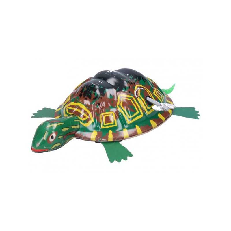 Naťahovacia kovová korytnačka