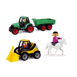 Truckies set farma - traktor a nakladač