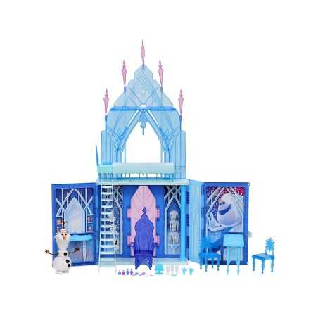 Veľký palác Ľadové kráľovstvo + bábika Elsa a Olaf