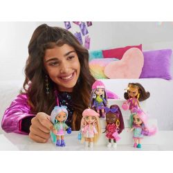 Bábika Barbie Extra Mini Minis s modrými vlasmi