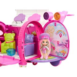 Barbie Extra Fly Minis ružové lietadlo + bábika pilotka