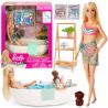 Bábika Barbie kúpeľ s farebnými konfetami