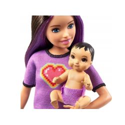 Bábika Barbie Skipper opatrovateľka + bábätko