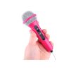 Hudobný reproduktor Boombox s mikrofónom, ružový