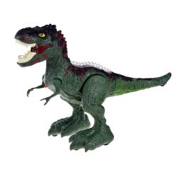 Dinosaurus ovládaný rukou, diaľkovým ovládaním 2v1 + zvuk a svetlo, zelený