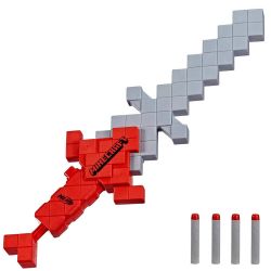 NERF Minecraft Meč Heartealer + 4 náboje