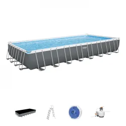 BESTWAY bazén PowerSteel 956x488x132cm s pískovou filtrací 56623