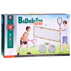 Športový set 3v1 – sieť na volejbal, badminton